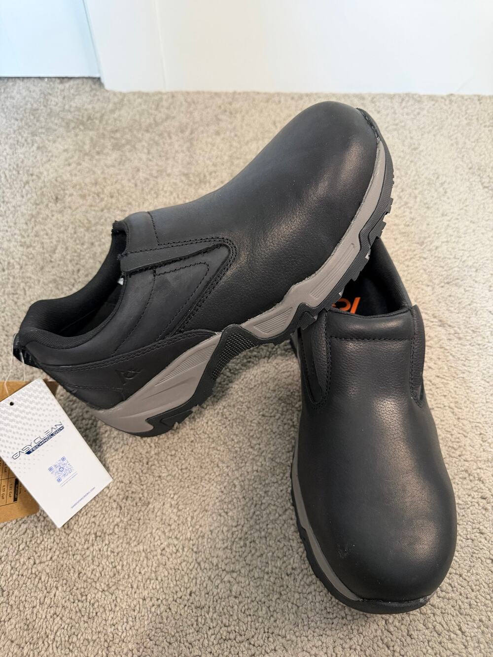 New Shoes For Crews Badlands Hiker Composite Toe Black Men’s 9.5W